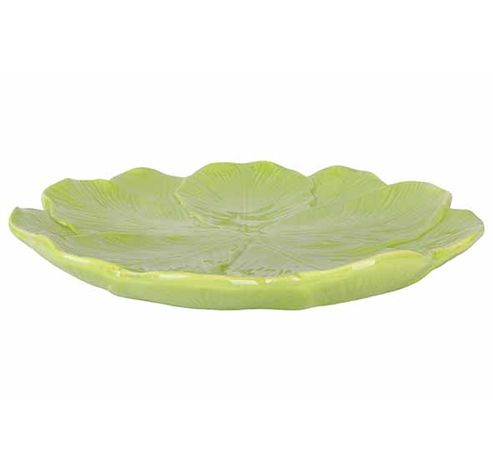 Bord Lettuce Groen 29x29xh4cm Rond Keram Iek  Cosy @ Home