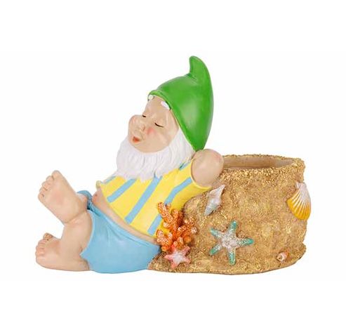 Bloempot Gnome Summer Multikleur 30x16xh 23cm Resin  Cosy @ Home