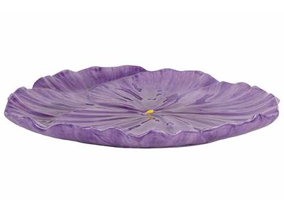 Bord Set4 Flower Paars 20x21xh3cm Dolomi Et