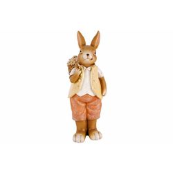 Cosy @ Home Lapin Boy Beige Vieux Rose 10x8xh24cm Re Sine 