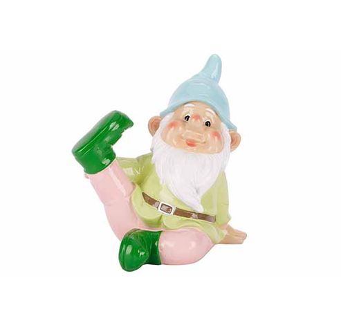 Gnome Sitting Multicolore 20x14xh21cm Au Tre Resine  Cosy @ Home