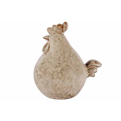 Poule Greige 14x11xh16cm Ceramique   Cosy @ Home