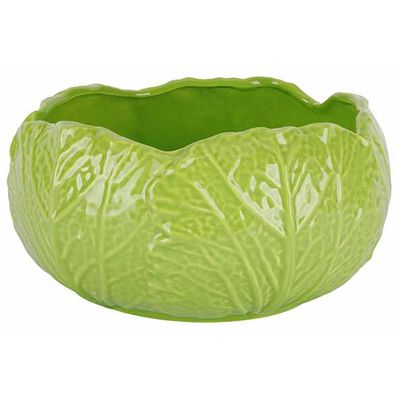 Schaal Lettuce Groen 19x19xh10cm Keramie K 