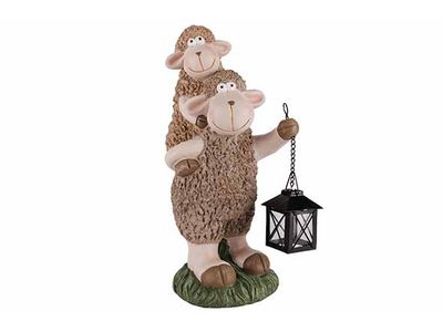 Schaap Beige 16x13xh32cm Keramiek 