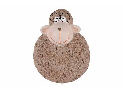 Schaap Beige 17x16xh20cm Keramiek 