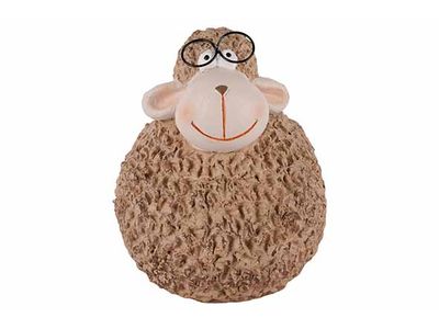 Schaap Beige 13x12xh15cm Keramiek 