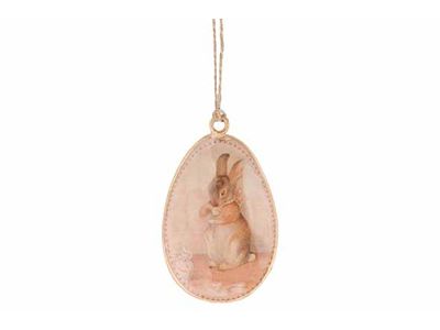Hanger Vintage Egg Beige 6x,5xh8cm Email Le