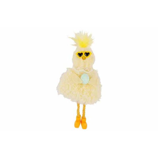 Hanger Funny Chick Geel 6x6xh16cm  