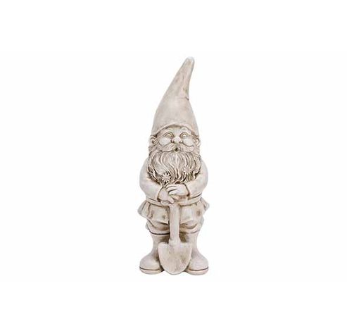 Gnome Shuffle Gris 12x14xh33cm Poly Resine  Cosy @ Home