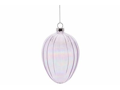Hanger Drop Lila 8x8xh12cm Glas 