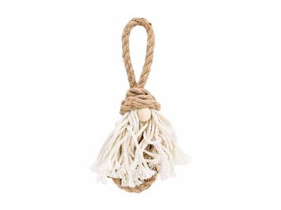 Hanger Santa Rope Natuur 9x9xh25cm Jute 