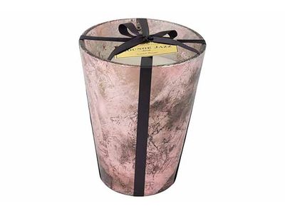 Geurkaars Luxury Brush Brons 18,5x18,5xh 21,5cm