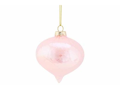 Hanger Tol Spiral Pearl Roze 8x8xh8cm Gl As