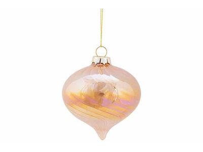 Hanger Tol Spiral Pearl Zand 8x8xh8cm Gl As