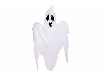 Fantome A Suspendre Blanc 150x2xh215cm T Extile