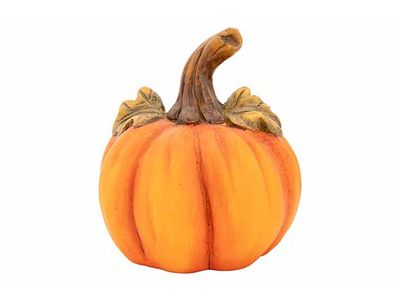 Citrouille Orange 15x15xh17cm Magnesium 