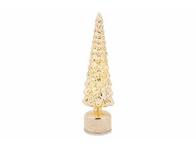Lamp Led Tree Turning Goud 11x11xh39cm G Las Excl 3 Aa Batt
