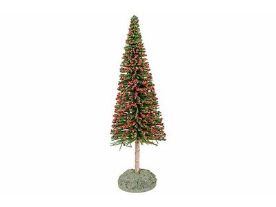 Kerstboom Flocked Berry Groen 25x25xh80c M Rond Metaal