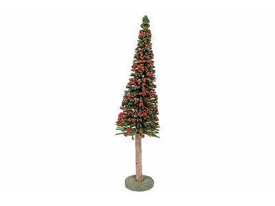 Kerstboom Flocked Berry Groen 16x16xh58c M Rond Metaal