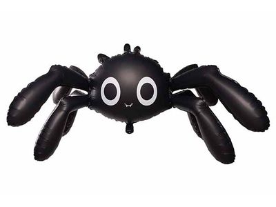 Ballon Spider Zwart 146xh59cm Folie 