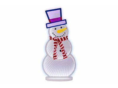 Ledlicht Snowman Usb Multikleur 18x7xh40 Cm Acryl