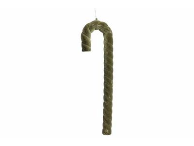Kerststaf Flocked Groen 4x4xh50cm Kunsts Tof