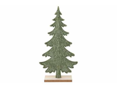 Kerstboom Hairy Groen 20x5xh35cm Vilt 