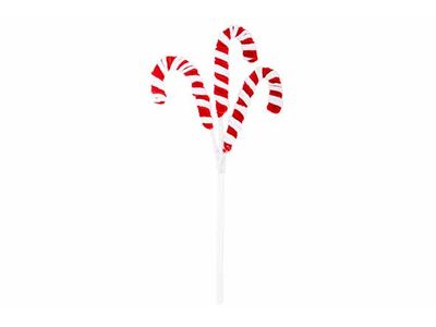 Pic Candy Cane Rouge Blanc 21x2xh44cm Ve Lours