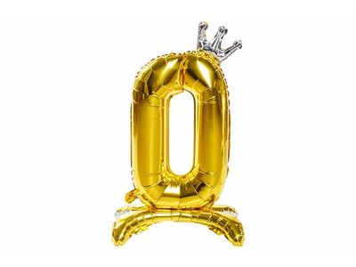 Ballon Number 0 Dore 82cm Film 