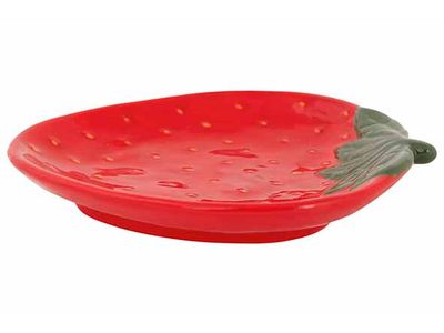 Schaaltje Strawberry Rood 15,7x13,2xh2,1 Cm Keramiek