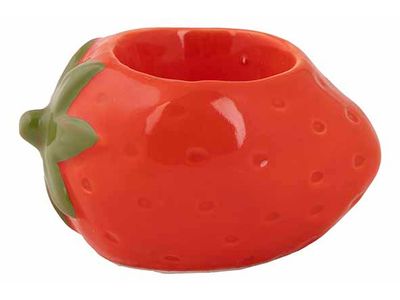 Theelichthouder Strawberry Rood 10x7xh6c M Porselein
