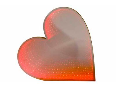 Ledlicht Infinity Heart Usb Rood 30x4xh3 0cm Acryl