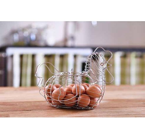 Panier Oeufs Forme Poule L30xh25cm   Cosy @ Home