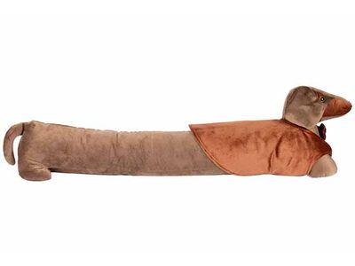 Tochtrol Dachshund Bruin 75x14xh22cm Tex Tiel