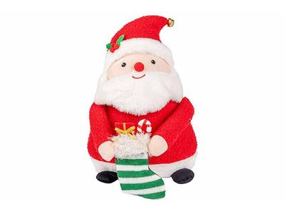 Deurstop Santa 1 Kg Rood 24x21xh35cm Tex Tiel