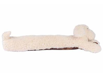 Tochtrol Dog Charlotte Creme 80x19xh22cm  Textiel