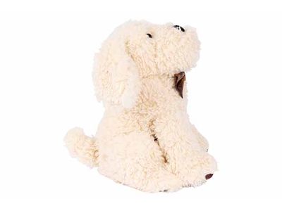 Deurstop Dog Charlotte Creme 23x20xh28cm  Textiel