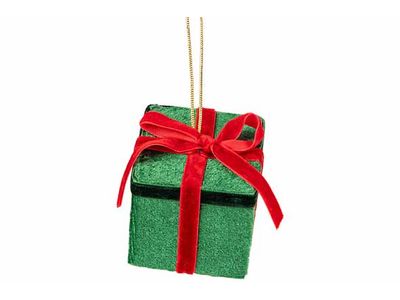 Hanger Gift Groen 7x6,5xh6,5cm Textiel 