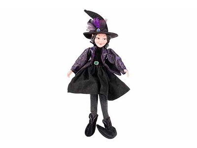 Heks Deluxe Zwart Paars 30x30xh50cm Text Iel