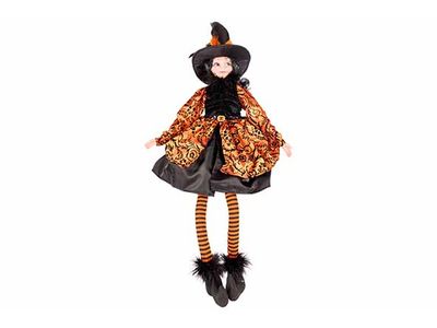 Heks Deluxe Zwart Oranje 28x20xh80cm T Extiel