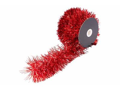 Slinger Tinsel On Roll Rood 500x9xh9cm K Unststof