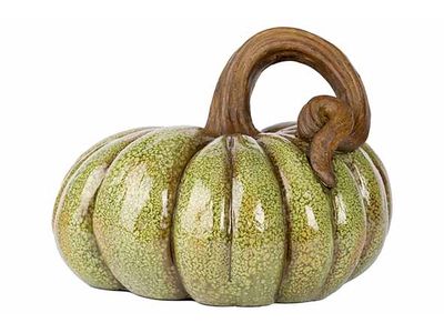 Pompoen Groen 34x33xh25cm Magnesium 