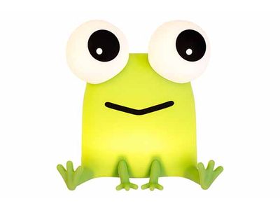 Lamp Frog 7 Colors Usb Groen 13x10xh12cm  Silicone Tapping Sensor Timer 3 Levels