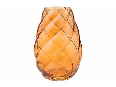Vaas Liora Transparent Amber 18x18xh26,5 Cm Glas