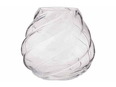 Vaas Liora Transparant 20x20xh18cm Glas 