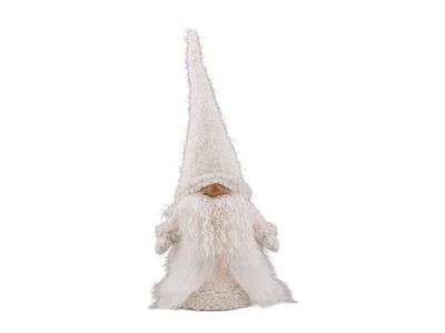 Santa Nose Creme 16x13xh38cm Textiel 