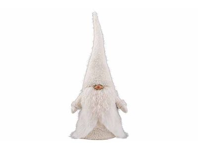 Santa Nose Creme 19x16xh49cm Textiel 