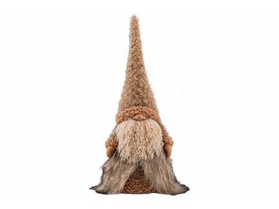 Santa Nose Bruin 19x16xh49cm Textiel 