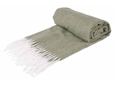 Plaid Luma Groen 130xh150cm Polyester 