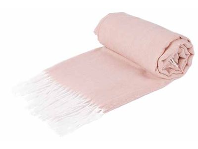 Plaid Luma Roze 130xh150cm Polyester 